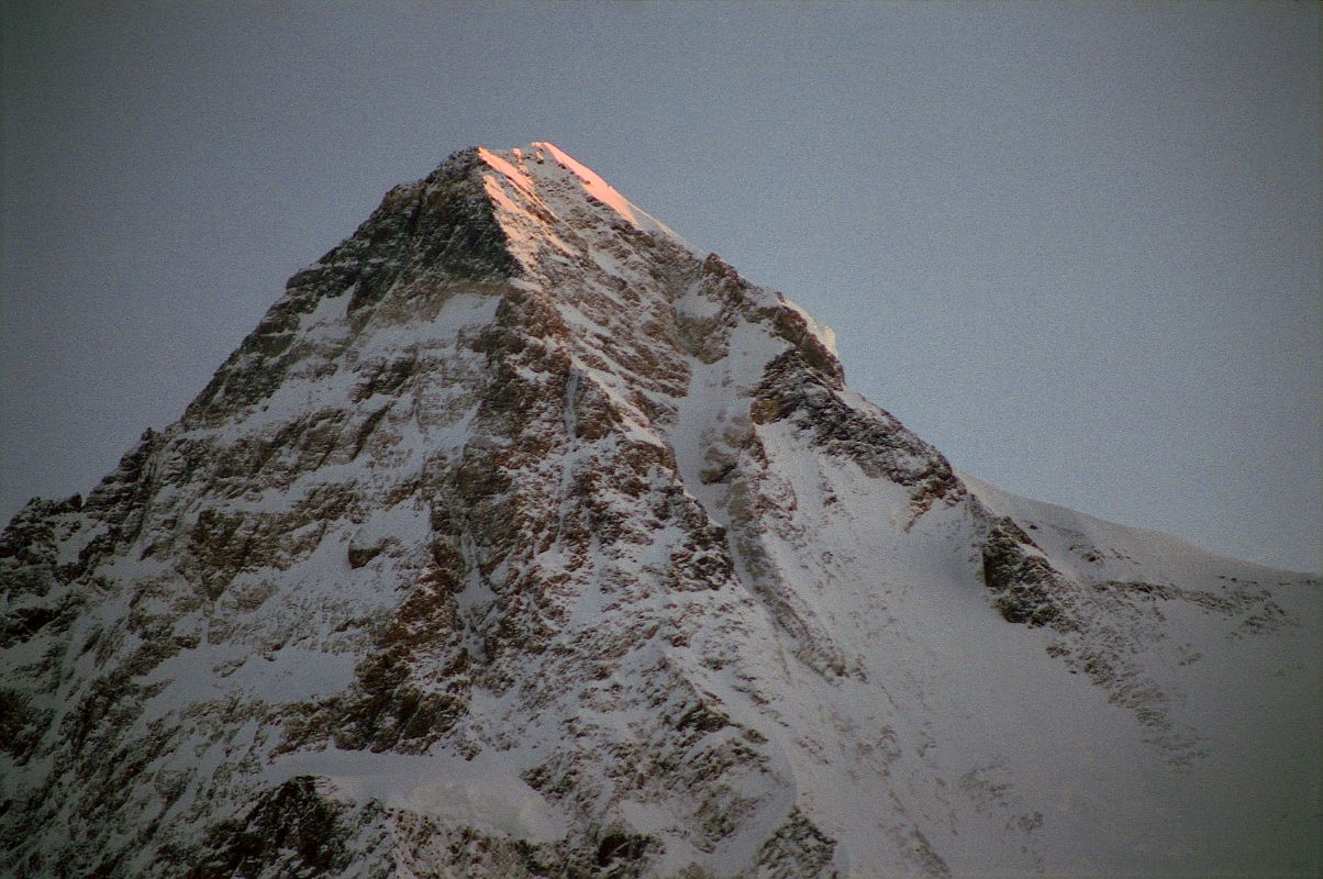 22 The First Rays Of Sunrise Hit K2 Summit From Concordia